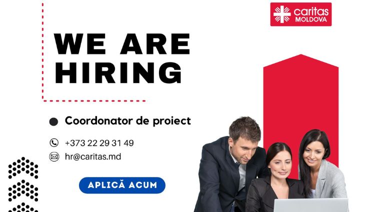 Aplică la funcția de coordonator de proiect